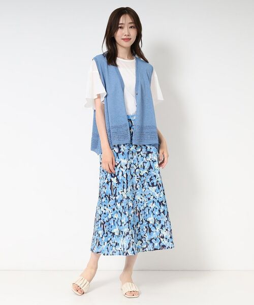 CORDIER / コルディア ベスト | 【和紙混素材/洗える】TSUMUGIニットベスト | 詳細17