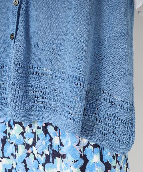 CORDIER / コルディア ベスト | 【和紙混素材/洗える】TSUMUGIニットベスト | 詳細6