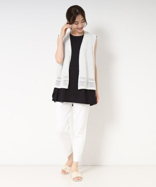 CORDIER / コルディア ベスト | 【和紙混素材/洗える】TSUMUGIニットベスト | 詳細9
