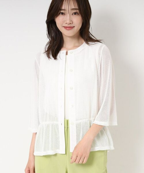 CORDIER / コルディア ノーカラージャケット | 【洗える】ドライメッシュジャケット | 詳細12