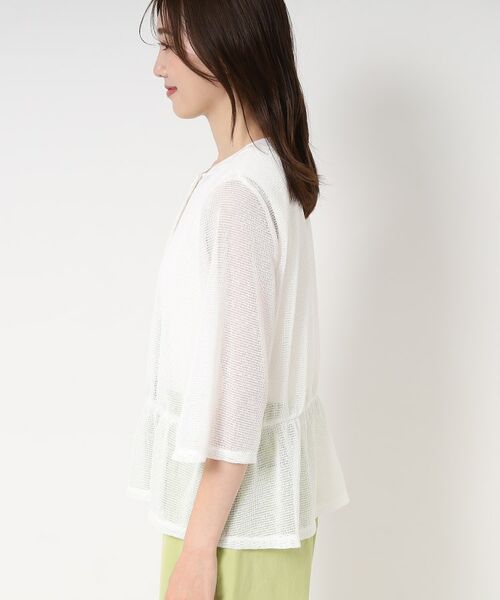 CORDIER / コルディア ノーカラージャケット | 【洗える】ドライメッシュジャケット | 詳細2