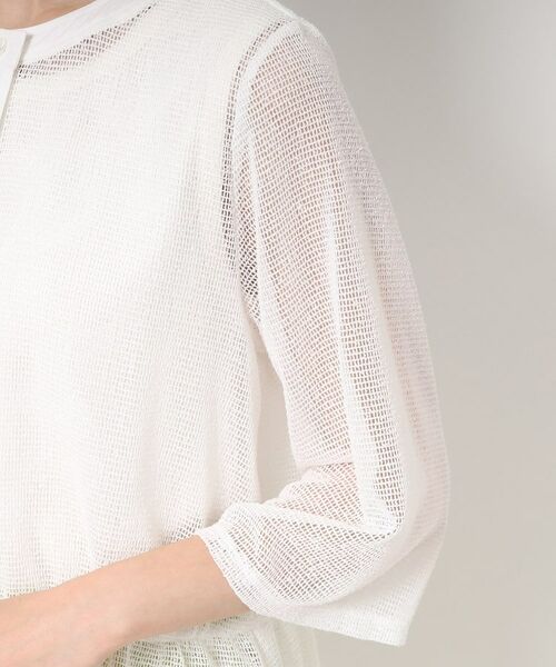 CORDIER / コルディア ノーカラージャケット | 【洗える】ドライメッシュジャケット | 詳細5