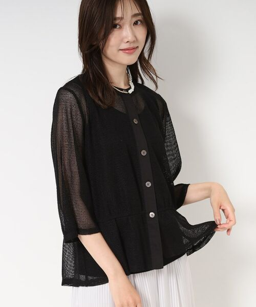 CORDIER / コルディア ノーカラージャケット | 【洗える】ドライメッシュジャケット | 詳細7