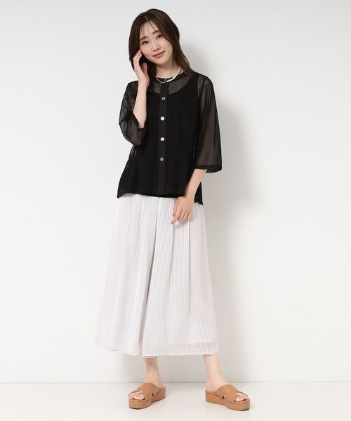 CORDIER / コルディア ノーカラージャケット | 【洗える】ドライメッシュジャケット | 詳細9