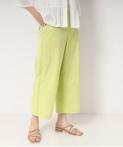 CORDIER / コルディア ショート・ハーフ・半端丈パンツ | 【接触冷感/ストレッチ/洗える】ステッチデザインストレートパンツ