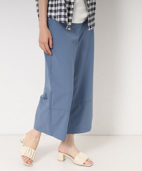 CORDIER / コルディア ショート・ハーフ・半端丈パンツ | 【接触冷感/ストレッチ/洗える】ステッチデザインストレートパンツ | 詳細11