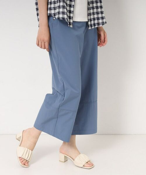 CORDIER / コルディア ショート・ハーフ・半端丈パンツ | 【接触冷感/ストレッチ/洗える】ステッチデザインストレートパンツ | 詳細12