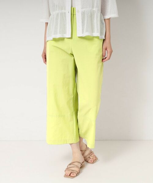 CORDIER / コルディア ショート・ハーフ・半端丈パンツ | 【接触冷感/ストレッチ/洗える】ステッチデザインストレートパンツ | 詳細15