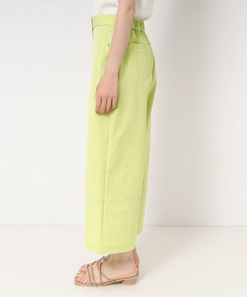 CORDIER / コルディア ショート・ハーフ・半端丈パンツ | 【接触冷感/ストレッチ/洗える】ステッチデザインストレートパンツ | 詳細2