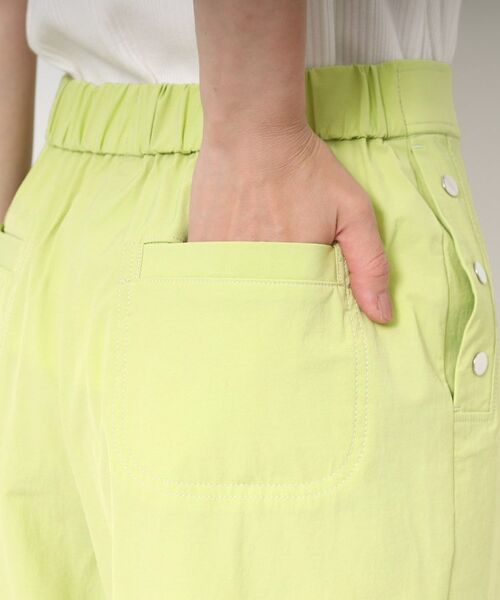 CORDIER / コルディア ショート・ハーフ・半端丈パンツ | 【接触冷感/ストレッチ/洗える】ステッチデザインストレートパンツ | 詳細5