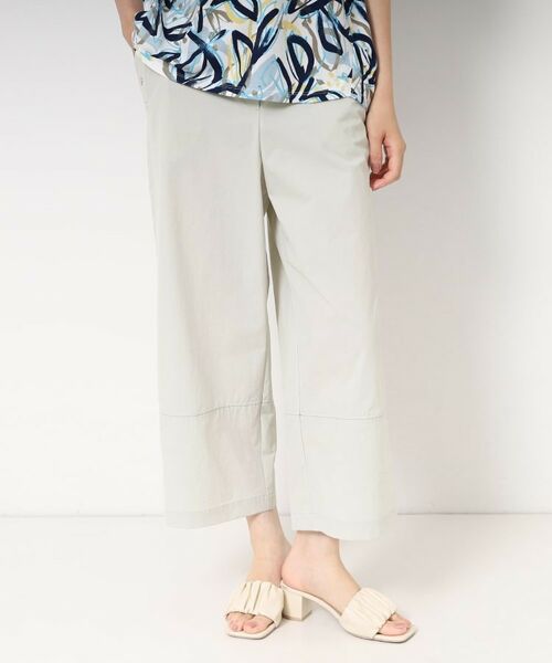 CORDIER / コルディア ショート・ハーフ・半端丈パンツ | 【接触冷感/ストレッチ/洗える】ステッチデザインストレートパンツ | 詳細7