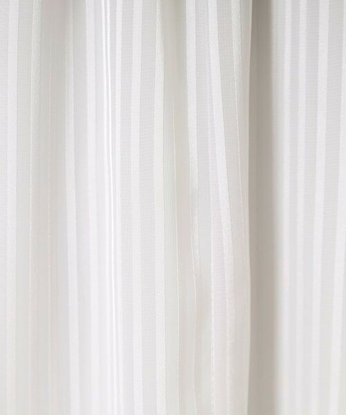 CORDIER / コルディア ショート・ハーフ・半端丈パンツ | 【S～4Lサイズ/セットアップ/洗える】艶サテンストライプ ガウチョパンツ | 詳細10