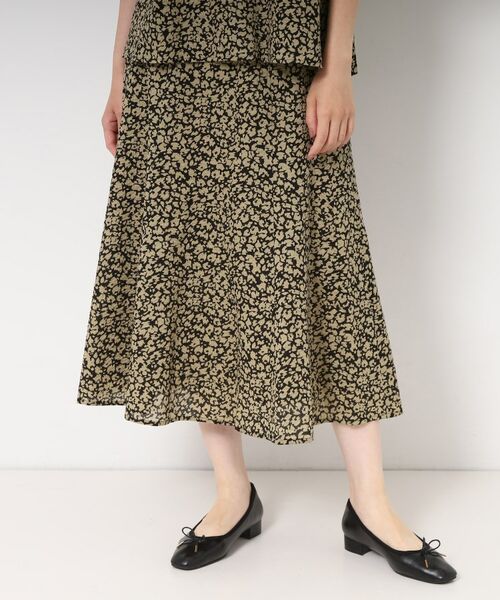 CORDIER / コルディア スカート | 【S~Lサイズ/セットアップ/洗える】ミラクルウェーブ スカート(ブラック(519))