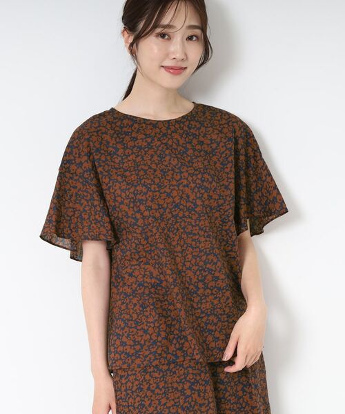 CORDIER / コルディア シャツ・ブラウス | 【M～4Lサイズ/セットアップ/洗える】ミラクルウェーブ フェミニンブラウス | 詳細19