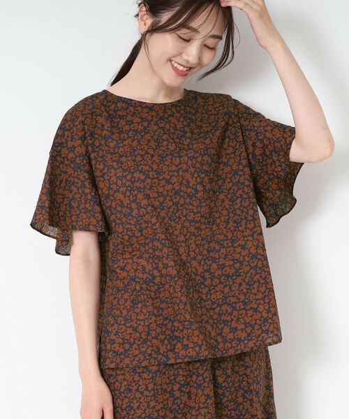 CORDIER / コルディア シャツ・ブラウス | 【M～4Lサイズ/セットアップ/洗える】ミラクルウェーブ フェミニンブラウス | 詳細20