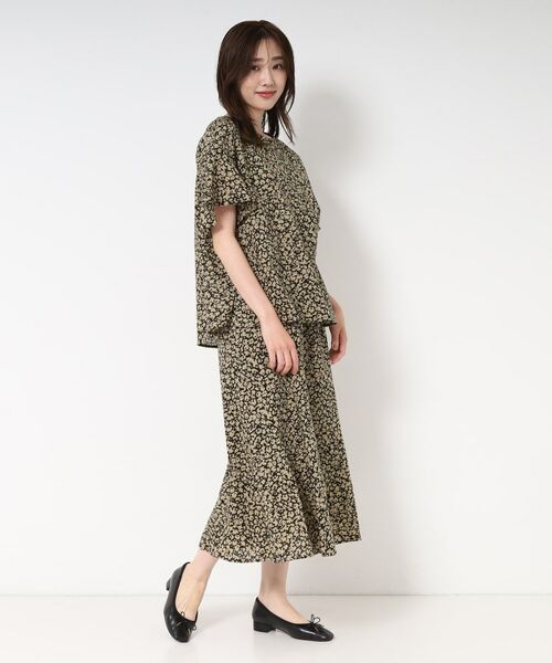 CORDIER / コルディア シャツ・ブラウス | 【M～4Lサイズ/セットアップ/洗える】ミラクルウェーブ フェミニンブラウス | 詳細25