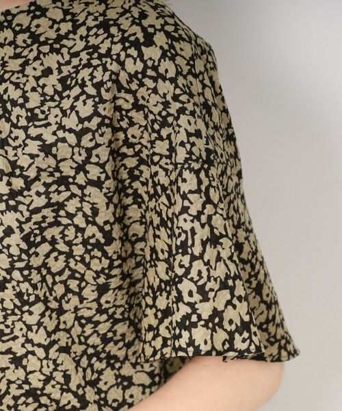 CORDIER / コルディア シャツ・ブラウス | 【M～4Lサイズ/セットアップ/洗える】ミラクルウェーブ フェミニンブラウス | 詳細5