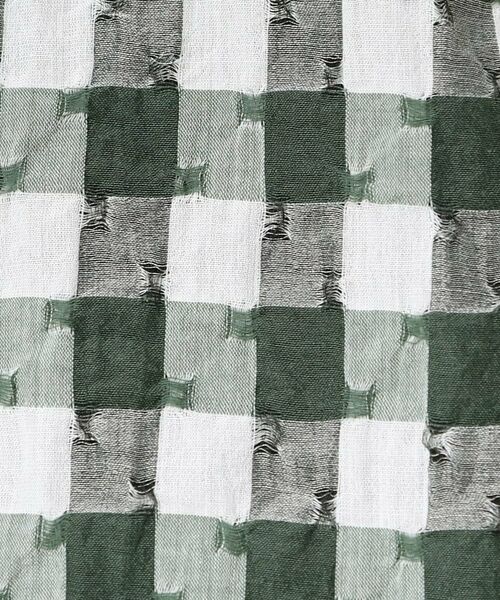 CORDIER / コルディア シャツ・ブラウス | 【M～4Lサイズ/洗える】シルク混シアーチェックシャツ | 詳細10