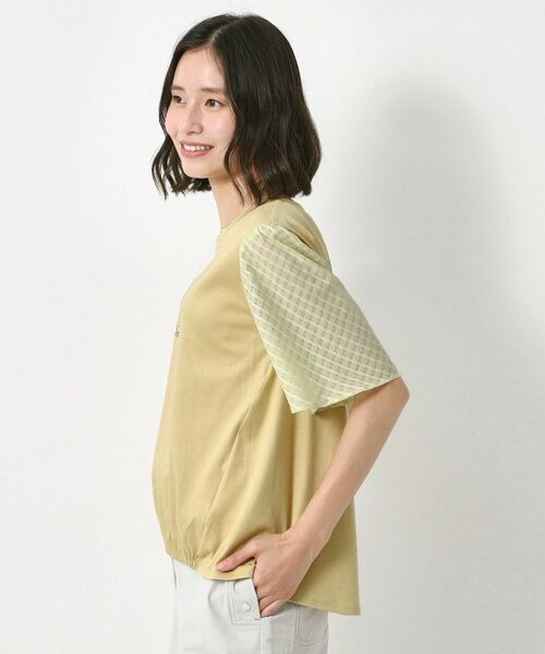 CORDIER / コルディア カットソー | シルケットスムース フレア袖フェミニンTシャツ | 詳細12