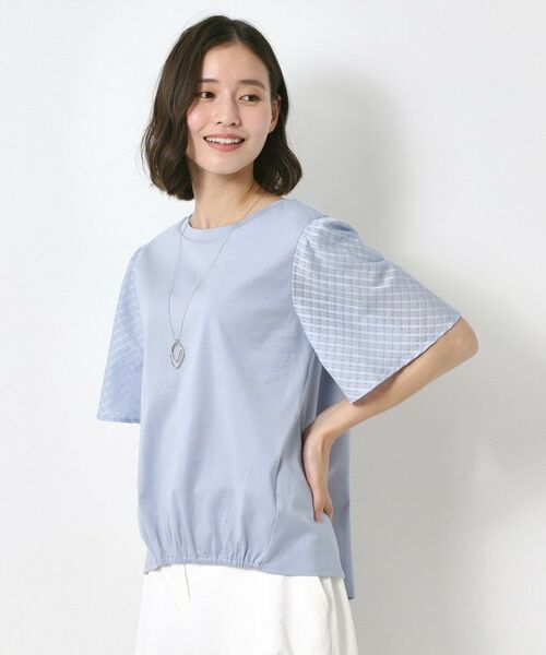 CORDIER / コルディア カットソー | シルケットスムース フレア袖フェミニンTシャツ | 詳細16