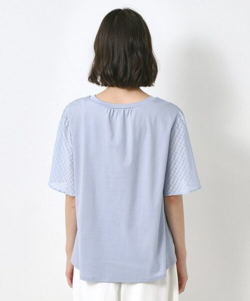 CORDIER / コルディア カットソー | シルケットスムース フレア袖フェミニンTシャツ | 詳細3