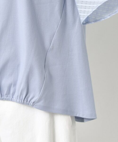 CORDIER / コルディア カットソー | シルケットスムース フレア袖フェミニンTシャツ | 詳細6