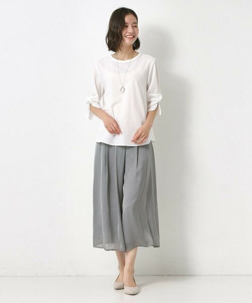 CORDIER / コルディア シャツ・ブラウス | 【洗える】一枚着るだけでサマになるフェミニンプルオーバー | 詳細10