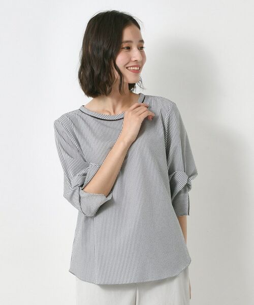 CORDIER / コルディア シャツ・ブラウス | 【洗える】一枚着るだけでサマになるフェミニンプルオーバー | 詳細16