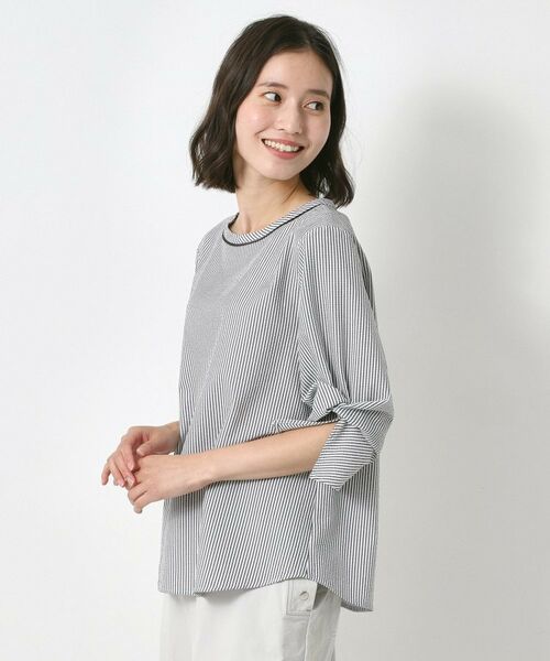 CORDIER / コルディア シャツ・ブラウス | 【洗える】一枚着るだけでサマになるフェミニンプルオーバー | 詳細17