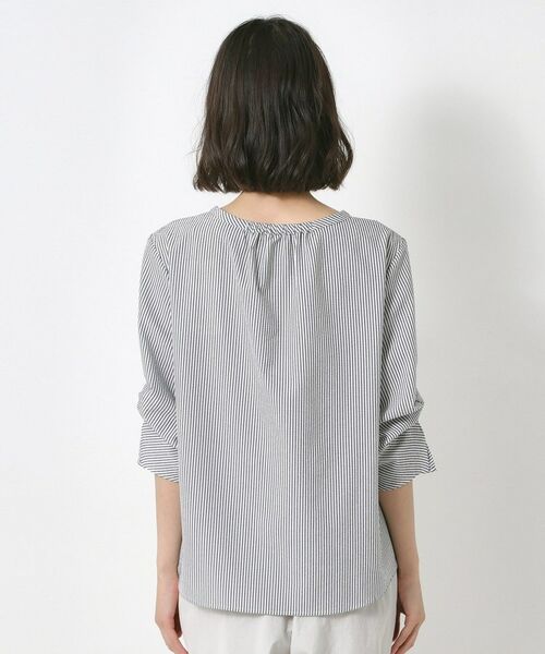 CORDIER / コルディア シャツ・ブラウス | 【洗える】一枚着るだけでサマになるフェミニンプルオーバー | 詳細4