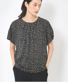 CORDIER / コルディア カットソー | 【M～4Lサイズ／接触冷感／アンサンブル】ミニョンジャージ フレアー袖フェミニンプルオーバー