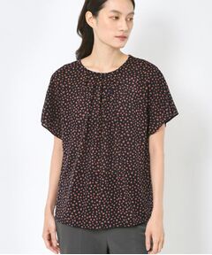 CORDIER / コルディア カットソー | 【M～4Lサイズ／接触冷感／アンサンブル】ミニョンジャージ フレアー袖フェミニンプルオーバー