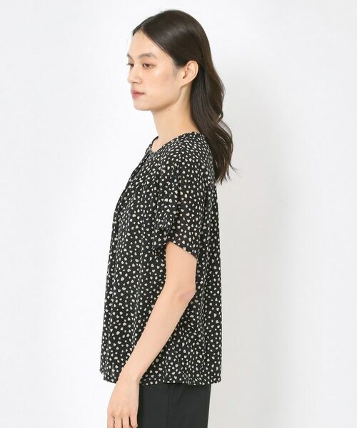 CORDIER / コルディア カットソー | 【M～4Lサイズ／接触冷感／アンサンブル】ミニョンジャージ フレアー袖フェミニンプルオーバー | 詳細2