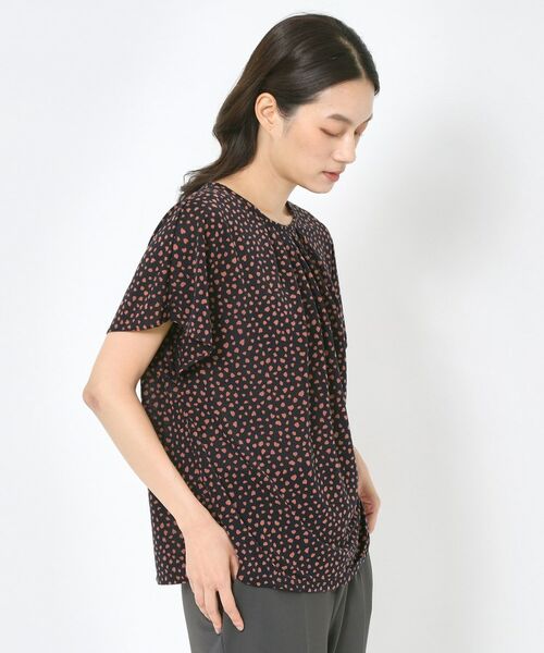 CORDIER / コルディア カットソー | 【M～4Lサイズ／接触冷感／アンサンブル】ミニョンジャージ フレアー袖フェミニンプルオーバー | 詳細23