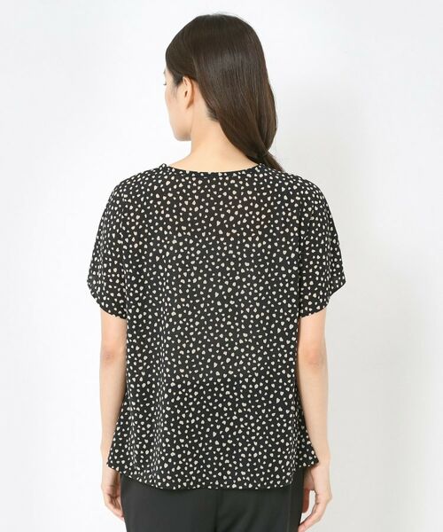 CORDIER / コルディア カットソー | 【M～4Lサイズ／接触冷感／アンサンブル】ミニョンジャージ フレアー袖フェミニンプルオーバー | 詳細3