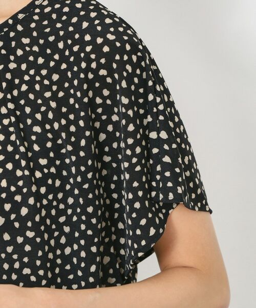 CORDIER / コルディア カットソー | 【M～4Lサイズ／接触冷感／アンサンブル】ミニョンジャージ フレアー袖フェミニンプルオーバー | 詳細5