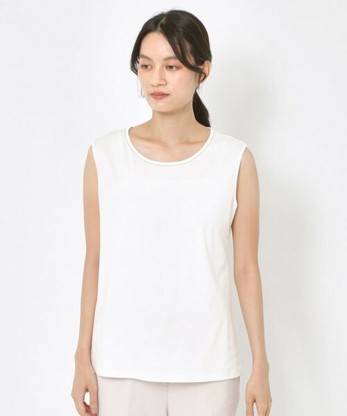 CORDIER / コルディア キャミソール・チューブトップ | 【M~4Lサイズ】レイヤードスタイルはお任せ コットンスムースタンクトップ | 詳細1