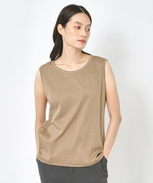 CORDIER / コルディア キャミソール・チューブトップ | 【M~4Lサイズ】レイヤードスタイルはお任せ コットンスムースタンクトップ | 詳細11