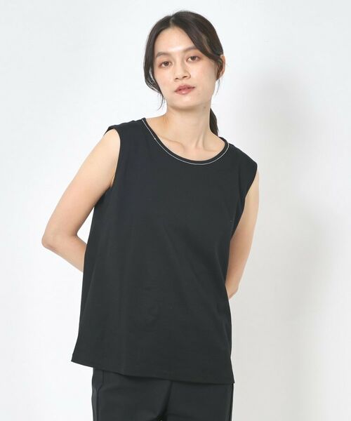 CORDIER / コルディア キャミソール・チューブトップ | 【M~4Lサイズ】レイヤードスタイルはお任せ コットンスムースタンクトップ | 詳細7