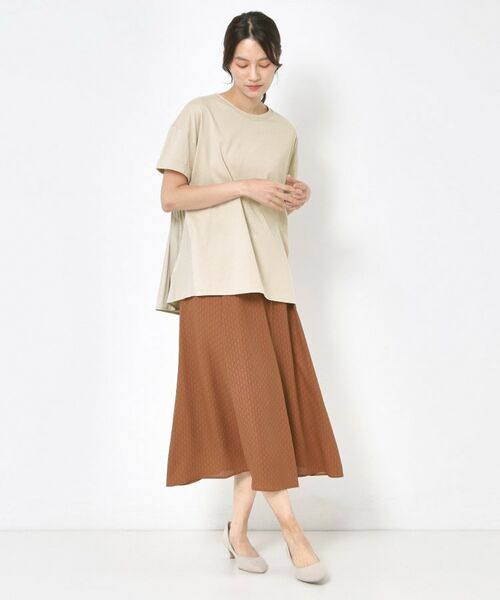 CORDIER / コルディア カットソー | シックジャージ バックプリーツプルオーバー | 詳細13