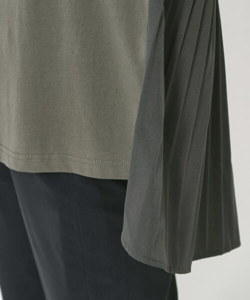 CORDIER / コルディア カットソー | シックジャージ バックプリーツプルオーバー | 詳細6