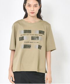 CORDIER / コルディア カットソー | 【M～4Lサイズ】アルビニスムース プリントTシャツ