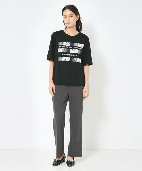 CORDIER / コルディア カットソー | 【M～4Lサイズ】アルビニスムース プリントTシャツ | 詳細12