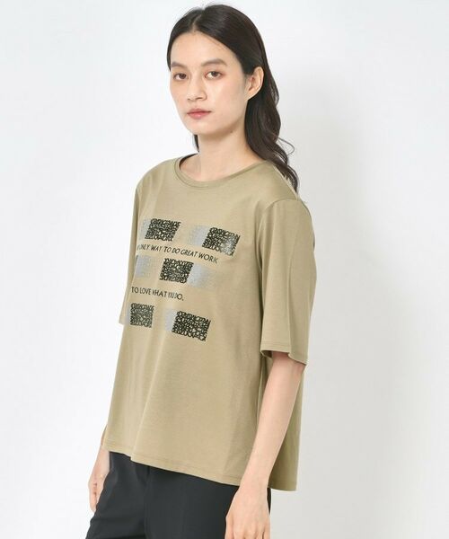 CORDIER / コルディア カットソー | 【M～4Lサイズ】アルビニスムース プリントTシャツ | 詳細15