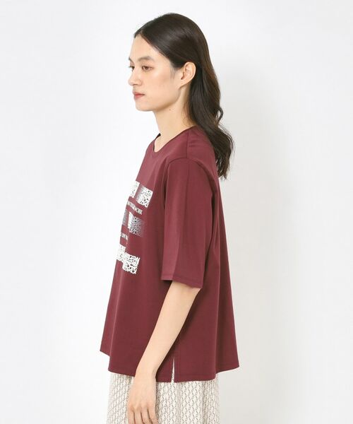 CORDIER / コルディア カットソー | 【M～4Lサイズ】アルビニスムース プリントTシャツ | 詳細2