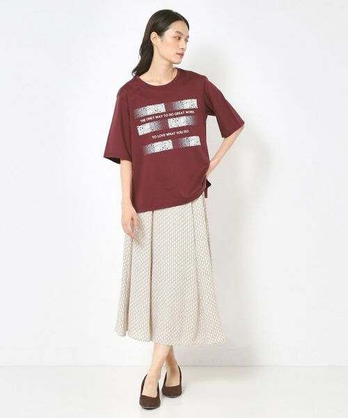 CORDIER / コルディア カットソー | 【M～4Lサイズ】アルビニスムース プリントTシャツ | 詳細21