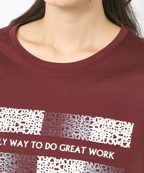 CORDIER / コルディア カットソー | 【M～4Lサイズ】アルビニスムース プリントTシャツ | 詳細4