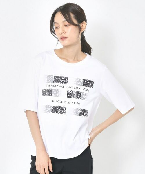 CORDIER / コルディア カットソー | 【M～4Lサイズ】アルビニスムース プリントTシャツ | 詳細7