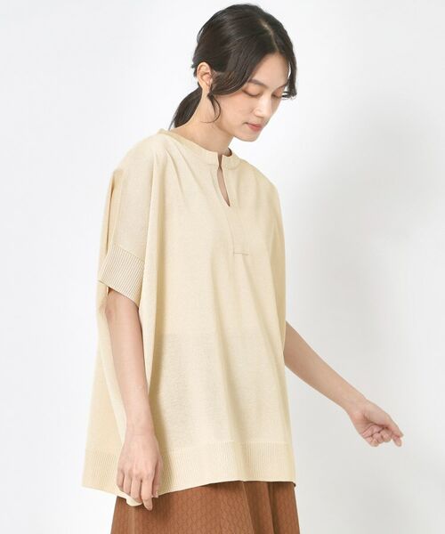 CORDIER / コルディア ニット・セーター | 【洗える】SAILOR 大人の着映えシアーニット キーネックプルオーバー | 詳細11