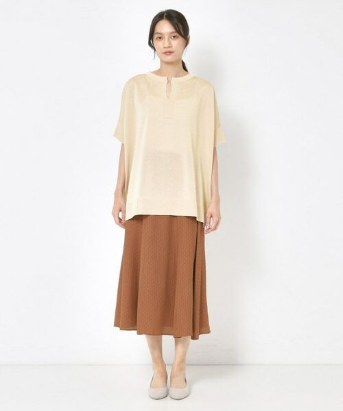 CORDIER / コルディア ニット・セーター | 【洗える】SAILOR 大人の着映えシアーニット キーネックプルオーバー | 詳細12